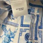 Jane and Delancey  Blue And White Button Down Shirt Size Small Photo 5