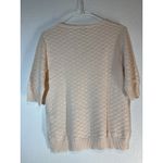 Ella Moss  Women's Elbow Sleeve Shirt/Sweater Lightweight, Size-Small, Cream New Photo 8