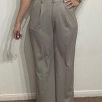 Funyyzo Gray High Waist Wide Leg Slacks Sz M Size M Photo 0