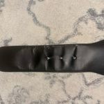 Ralph Lauren  Women’s Small Faux Patent Leather Black Wide Belt. 80’s/90’s. Good Condition!  Photo 6