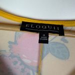 Eloquii Yellow Pomegranate Print Maxi Dress Sz 18 Colorful Fruit Resort Stretch Photo 6