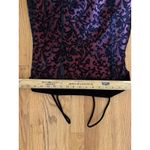 Vtg dress size 10 burnout velvet whimsigoth dark romantic vamp Red Black Hoco Photo 7