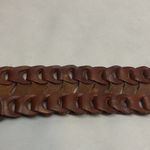 Brown leather woman’s belt made in Turkey size medium Photo 6