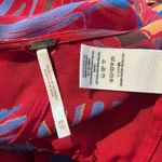 Free People  Beneath The Sea Butterfly Top Red Sheer Crop Women XS Relaxed Boho Photo 7