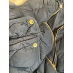 Woolrich Puffer Vest Women's L Blue Quilted Duck Down Full Zip Winter Pockets Photo 4