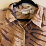 Apostrophe Vintage sheer button up blouse Photo 2