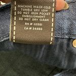 7 For All Mankind Dojo Flare Jeans Low Rise Lattice Patent Leather Pocket Sz 26 Photo 9