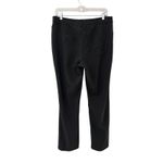 Akris Punto Stretch Chiaro Wool Straight Leg Pants Black Size 10 Photo 2