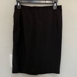 Giorgio Armani Collezioni Vintage Pencil Skirt Charcoal Gray Light Wool 10 Photo 0