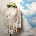 Lace + Crochet Swim Suit Coverup White Size undefined Photo 6