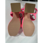 Womans NWD Syztsho Slipon Platform Sandals Eu 37 Us 7 Slingback Open Toe Heel Pink Photo 6