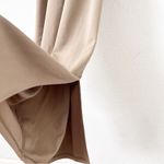 & Other Stories & Other Stories Cut Out Midi Dress in Mole Tan Photo 4