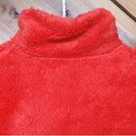 All In Motion Women’s High Pile Fleece 1/2 Zip Pullover -  Coral Lava Large New Photo 4