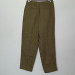 Athleta Retreat Linen Ankle Pants Green Size Small NWT Photo 1