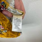 L’Atiste by Amy Floral Velvet Skirt Size Small Yellow Photo 3