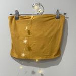 Urban Outfitters Mustard Suade Tube Top Photo 0