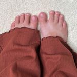 Abound : Ribbed Flare Rust Pants Photo 8