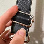 Margot Grey Leather Crossbody Handbag Black Photo 6