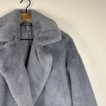 Free People Kate Faux Fur Double Breasted Jacket Blazer Women’s Sz XS Photo 4