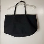 Cleobella NWOT  black canvas zip up large tote bag Photo 3
