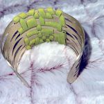 Vibrant Green and Gold Basket Photo 10