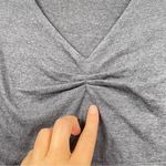 Toad & Co  Grey Short Sleeve Stretch Shirt Dress Womens M Active Wear Gorpcore Photo 3