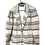 Vintage‎ Casablanca Wool Blend Southwestern Aztec Blazer Coat Size 14 Tan Photo 1