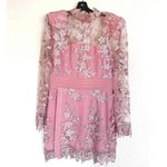 ZHIVAGO Angelus Lace Mini Dress Mauve Size XS / AU 4 Rhinestone Pink Photo 7