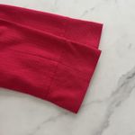 Talbots  Button Up Jacket Cotton Bright Pink 3/4 Sleeved Size 8 Preppy Top Coat Photo 7