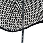 Intermix Black and White Knit Pull-on Skater Mini Skirt MEDIUM Photo 5