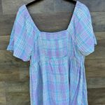 Ingrid And Isabel NWT  Plaid Peek-a-boo Tie-Front Maternity Top  Photo 6