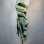 Rachel Roy Michelle Printed Gathered Tank Dress Green Size XS Photo 5