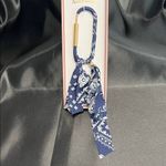 Serefina | Navy Bandana Boho Bag Charm Blue Photo 1