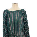 Roller Rabbit  Mateaus Linden Top Blouse Cotton Gauze Peasant Green Size XL Photo 4