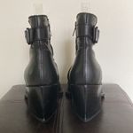 Helmut Lang  Black Leather Ankle Boots Photo 5
