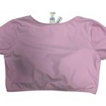 Decree  Womens Pink Ruched Crop Top Swim Top Size XL Photo 1