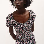 ZARA Phoebe Daisy Print Floral Mini Dress Size Small Photo 0