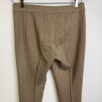 Akris  Punto Pants Womens 8 Tan Pull On Ankle Stretch Pleat Tapered Career 28.5" Photo 5