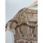 Faded Glory Sheer Babydoll Y2K Top Size 3X Fairy Retro Blouse Casual Artsy Unique Shirt Photo 4