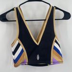Free People MOVEMENT Never Better Crop Top Bra Extra Small NWT Stripe Active Photo 2