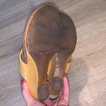 Nicole NCurrent mustard yellow wedges Size 8 Photo 6
