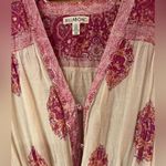 Billabong Pretty Lady High-Low Cotton Maxi Dress Balloon Sleeves Size Medium Photo 4