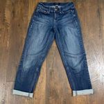 White House | Black Market WHBM Crop Leg Embroidered Pocket Jeans Photo 0