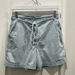 Ralph Lauren Vintage Denim Shorts Drawstring Sz 6P Photo 0