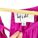 Hy & Dot Hot Pink Open Back Blouse Sz XS Flowy Long Sleeve Casual NEW Photo 3