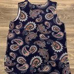 Loveappella Loveapella Women’s Tank Top Size Large Crochet Detail at V-Neck Photo 4