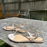 Jewel badgley mischka Dafina metallic crystal thong sandal 7.5 Photo 5