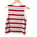 All Saints Imogen Striped Red Black Chalk Tank Top Size Medium Photo 1