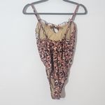 Old Navy  Brown Leopard Print One-Piece Swimsuit NWT Size Small Photo 3