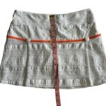 L’etoile Sport White Lace Textured Tennis Golf Mini Skirt Skort Photo 8